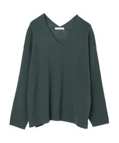 Green Parks 洗える　ミラノリブ編みニットプルオーバー