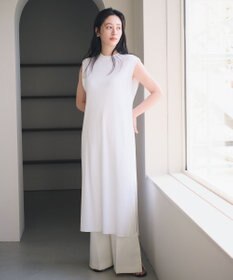 #Newans 【洗える】サーマルノースリーブワンピース