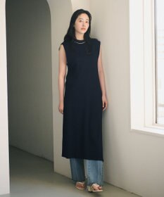 #Newans 【洗える】サーマルノースリーブワンピース