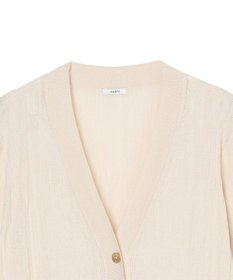 JOSEPH クリンクルリブ　カーディガン