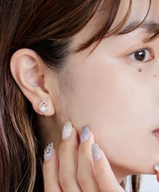 Tiaclasse 【選べる2TYPEデザイン】【金属アレルギー対応】クロスドロップピアス＆イヤリング