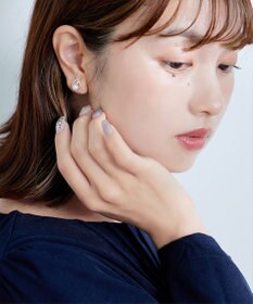 Tiaclasse 【選べる2TYPEデザイン】【金属アレルギー対応】クロスドロップピアス＆イヤリング