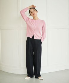 #Newans 【カシミヤ混】コンパクトニットカーディガン