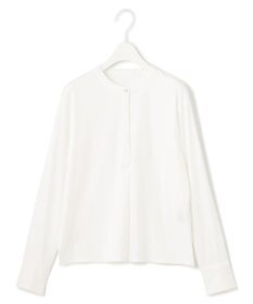 ICB 【洗える】 コンビネーションジャージー ヘンリーネックカットソー