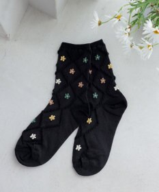 Tiaclasse トレリス＋カラーフラワーソックス