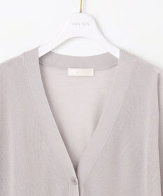 ANY SIS 【洗える】シアーVネック カーディガン