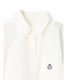 earth music&ecology ロゴ刺繍シャツ