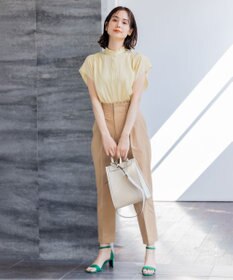 組曲 【大人気シリーズ】ギャザーライトデシン ブラウス