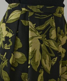 GRACE CONTINENTAL ラメフラワージャガードスカート