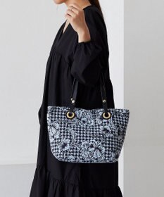TOPKAPI 【TREASURE TOPKAPI】ジャガード生地 総柄 ミニ トートバッグ