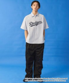 WEGO 【ユニセックス着用ITEM】別注MLBストライプグラフィックシャツ（SS）