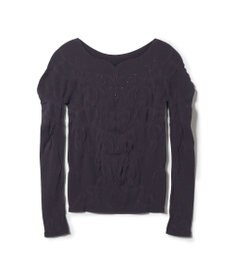 Chacott 【ノーソーイングニット】クリスタルバレリーナネックニット