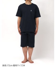 ワコール／睡眠科学 パジャマ 綿100%(本体) ワッフル素材 5分袖 半袖 5分丈 メンズ YGT126 睡眠科学／ワコール