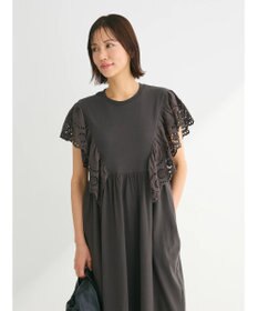 Green Parks ・ＳＵＧＡＲ　ＳＰＯＯＮ　ショルダー刺繍レースワンピース