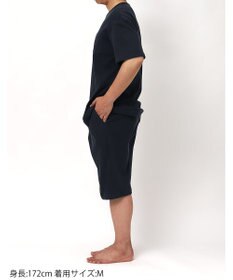 ワコール／睡眠科学 パジャマ 綿100%(本体) ワッフル素材 5分袖 半袖 5分丈 メンズ YGT126 睡眠科学／ワコール