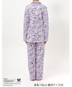 WACOAL ワコール_リラックス＆スリープ パジャマ 長袖 長ズボン オーガニックコットン100%(本体) PEANUTS スヌーピー レディース FDX552 /ワコール