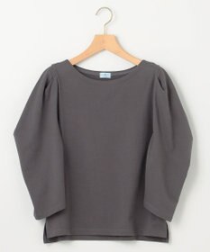 組曲 L ミニ裏毛ボリュームタックスリーブ カットソー