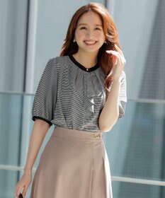 ANY SIS 【洗える】ラッフルボウ ブラウス