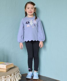 ANY KIDS ケーブルジャガードレギンス