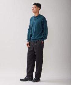 UNFILO MENS ライトウォーム ニットポロ