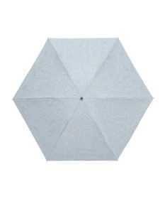 MOONBAT 【晴雨兼用/ 一級遮光/UV99％】フワクール (Fuwacool) 折りたたみ日傘 フワクールホワイト ラインフラワー 軽量