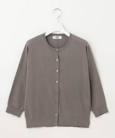 J.PRESS LADIES S 【洗える・抗菌防臭】コットンアセテート ドルマン カーディガン