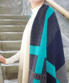 nitorito 【3WAY/秋冬向け/UNISEX】wadachi チェック柄 ストール