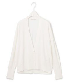 ICB 【洗える】シルクヴィスコースハイゲージ カーディガン