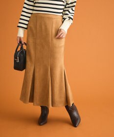 Green Parks なめらかタッチスウェード調マーメイドスカート