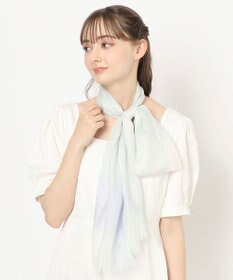 MOONBAT FURLA(フルラ) レーヨンラメブロックチェックストール／40×170cm