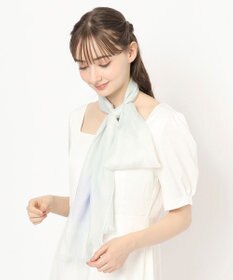 MOONBAT FURLA(フルラ) レーヨンラメブロックチェックストール／40×170cm