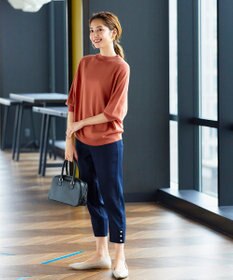 Tiaclasse 【GOLD LABEL・洗える】抗菌・防臭加工 ホールガーメントドルマンニット