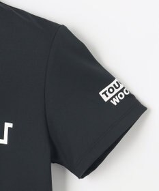 PW CIRCULUS 【WOMEN】【ストレッチ / UVケア】ロゴ モックネック シャツ ゴルフウェア レディース