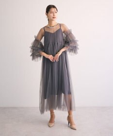 Green Parks ・Ｒａｉｌｍｅ　チュールワンピース（インナーＯＰ付）