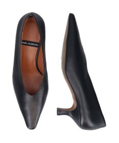 INTER-CHAUSSURES 【ANGEL ALARCON】ポインテッドトウディープカットパンプス