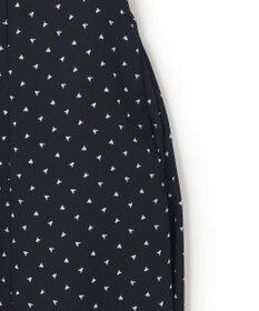 23区 【洗える】トライアングルプリント ボウタイ ワンピース