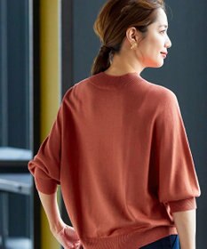 Tiaclasse L 【GOLD LABEL】【洗える】抗菌・防臭加工 ホールガーメント®ドルマンニット