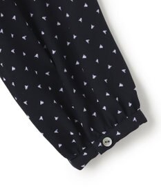 23区 【洗える】トライアングルプリント ボウタイ ワンピース