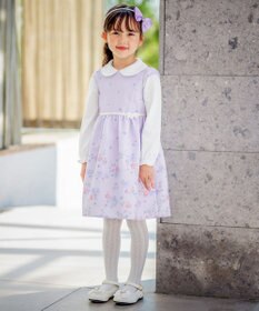 ANY KIDS フラワープリントワンピース