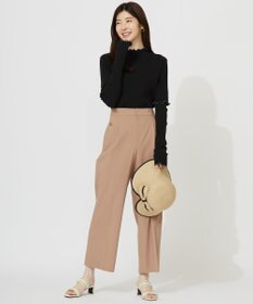 ANY SIS S 【ストレッチ・接触冷感・撥水・UVカット・洗える】エアリーストレッチ ワイドパンツ