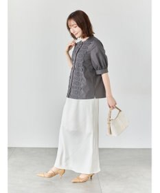 Te chichi バイアスサテンスカート