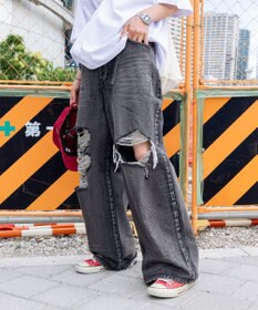 WEGO スーパーバギーデストロイデニム