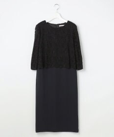 自由区 L 【17号サイズまで展開・カタログ掲載】トリアセダブルクロスレース ワンピース