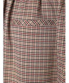 earth music&ecology チェックストレートパンツ