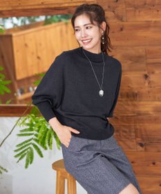 Tiaclasse L 【GOLD LABEL】【洗える】抗菌・防臭加工 ホールガーメント®ドルマンニット