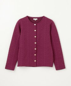 ANY KIDS ふくれジャガードカーディガン