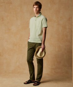 JOSEPH ABBOUD 【ウエストも伸びる!/ストレッチ/軽量/Eco撥水】マイクロピケストレッチ パンツ