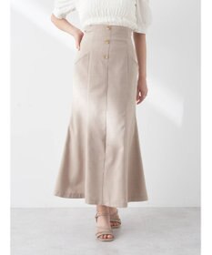 earth music&ecology フロントボタンマーメイドスカート