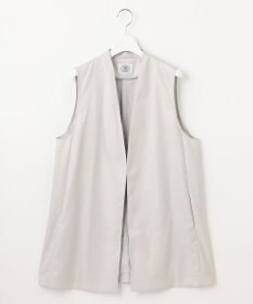 J.PRESS LADIES 【セットアップ対応・洗える・UV加工・吸水速乾】OXIJEWELストレッチ ジレ