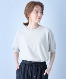 ANY 【洗濯機可/UVケア】ラメニットドルマンプルオーバー